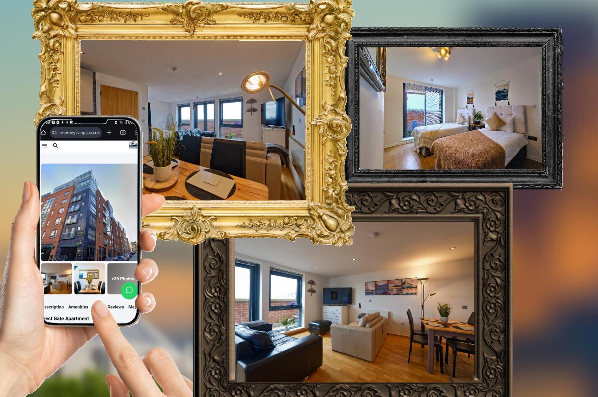 Sidemersey Livings- Convenient 1-Bedroom Flat With A View, Central Liverpool Ngoại thất bức ảnh